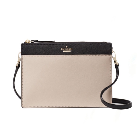 kate spade Handbags - NWOT Kate Spade Black Neutral Crossbody Purse Bag